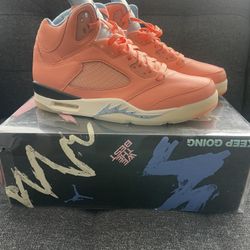 **UPDATED** Size  10 Jordan 5 DJ Khaled We The Best Crimson Bliss Size 10