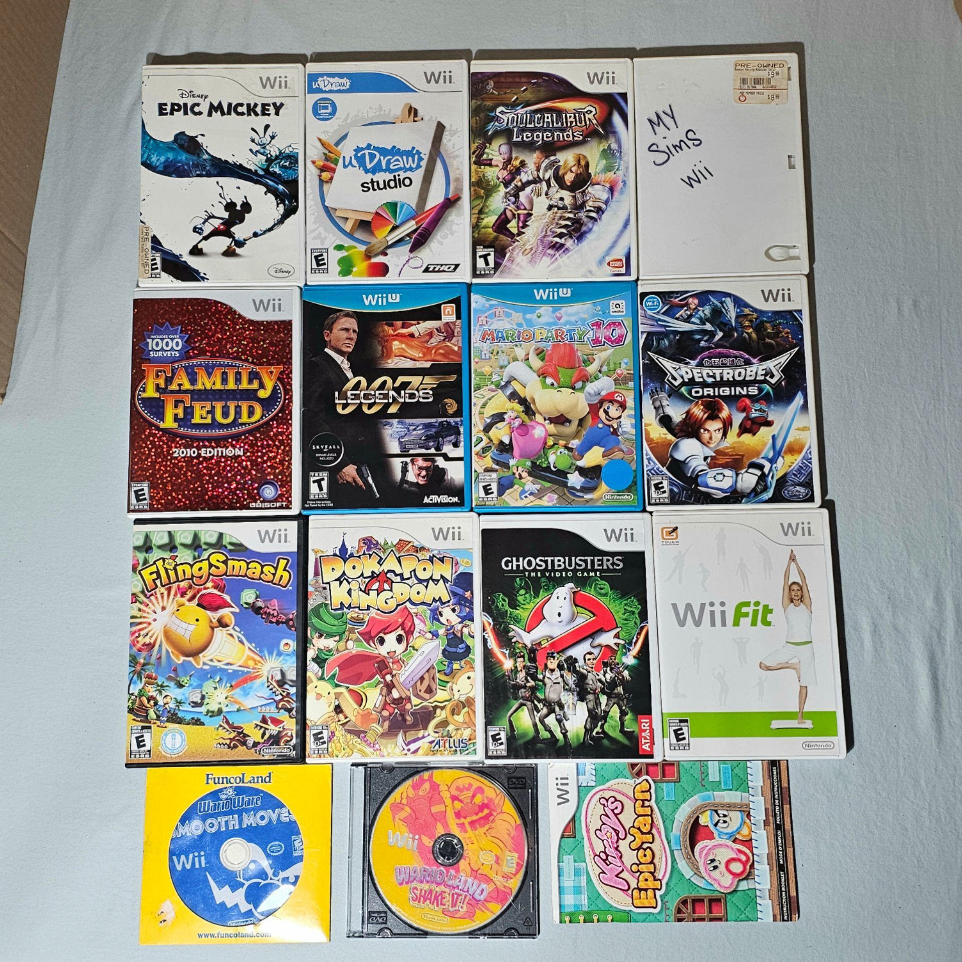 Nintendo Wii + Wii U Games