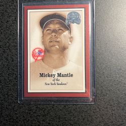 Mickey Mantle 2000 Fleer Great of the Game Card