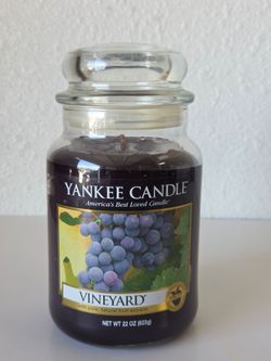 Yankee Candle Vineyard Grapes 22oz Large Jar Fruit Collection