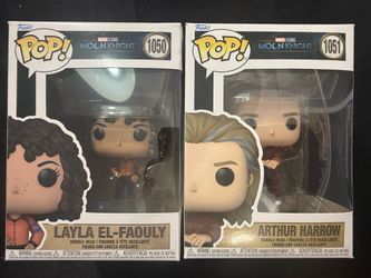 Funko Pop! Lot Moon Knight Layla El-Faouly #1050 Arthur Harrow #1051