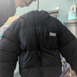 Boys DKNY Puffer Jacket 