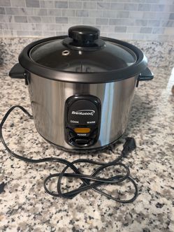 Brentwood 8-Cup Rice Cooker – Stainless Steel, 500W