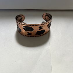 Copper Bear Bracelet 