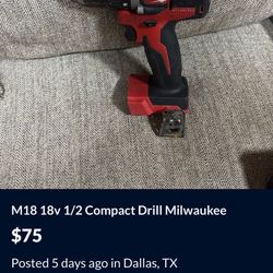 Milwaukee Drill 65$Obo 