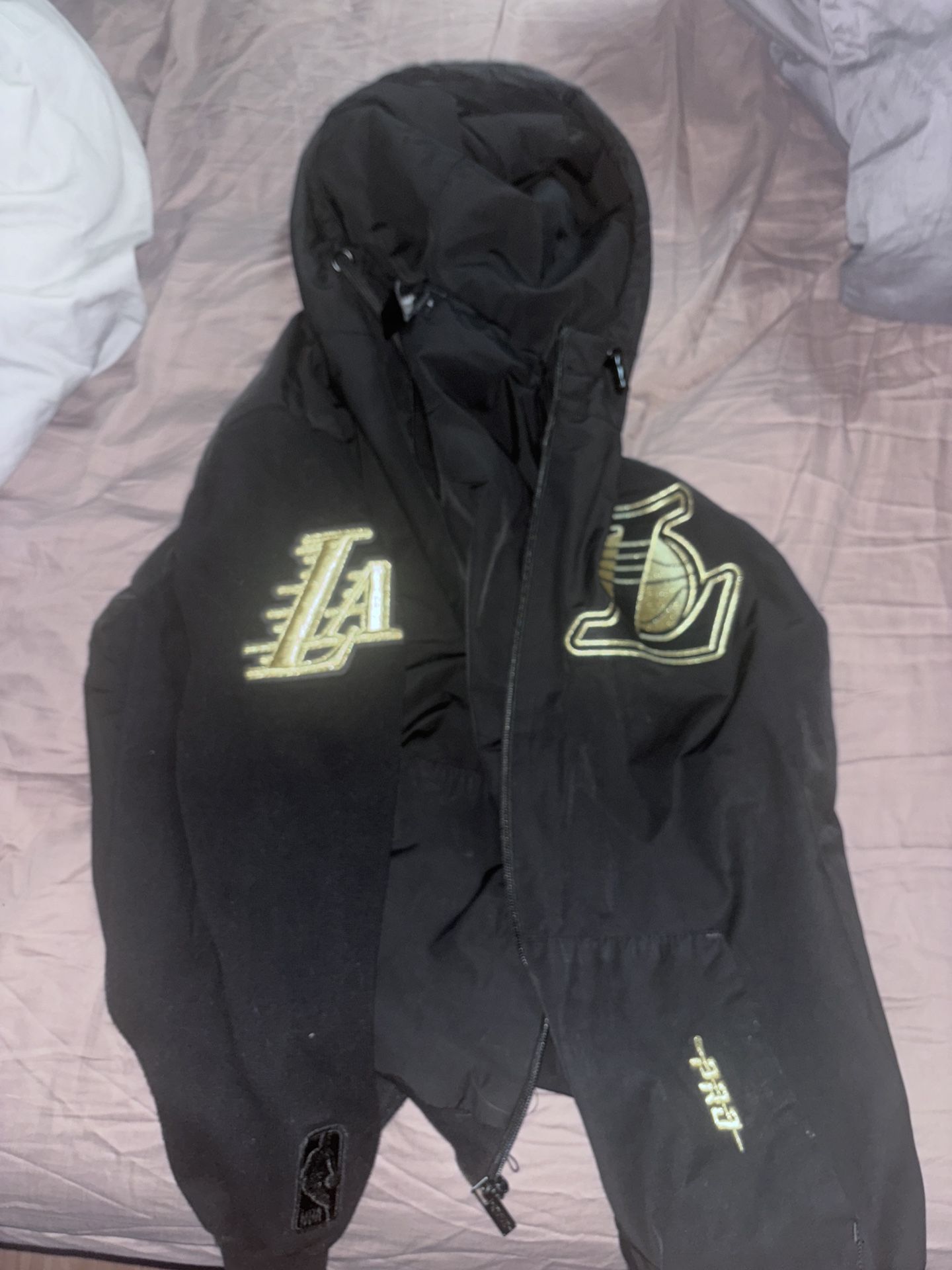 Los Angeles Lakers FULL Windbreaker Outfit Set