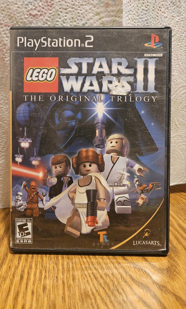 PLAY STATION 2 LEGO STARWARS II  [NO GAME)  MANUAL & CASE ONLY 