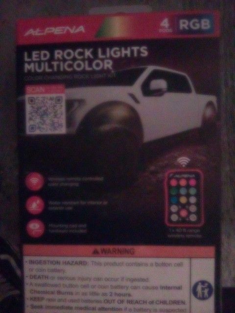 LED Rock Lights Multicolor
