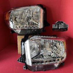 Toyota Tundra 2014. 2021 headlights.