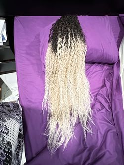 Long Ombre Curly Boho Braiding Hair