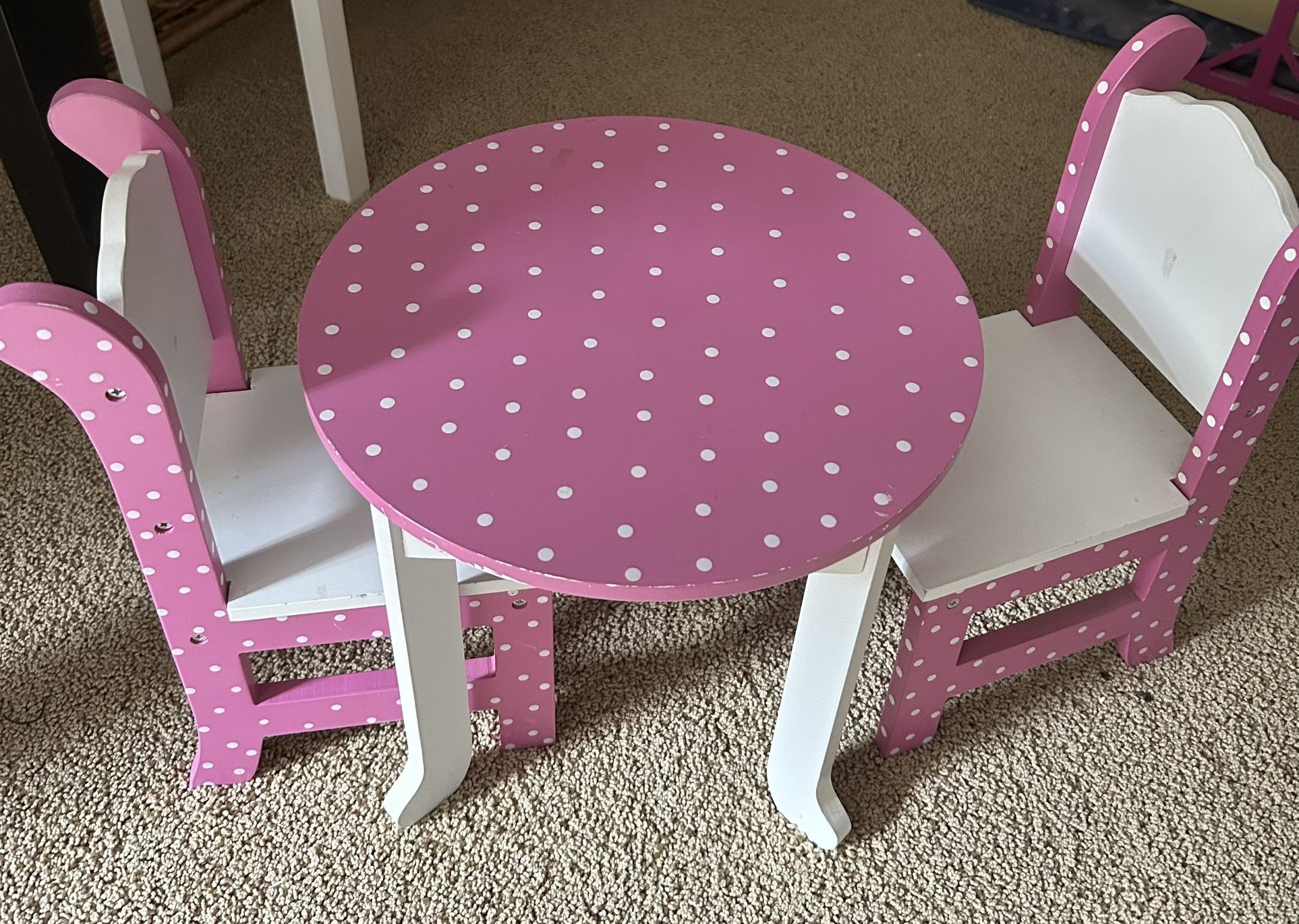 Doll Table & Chair Set