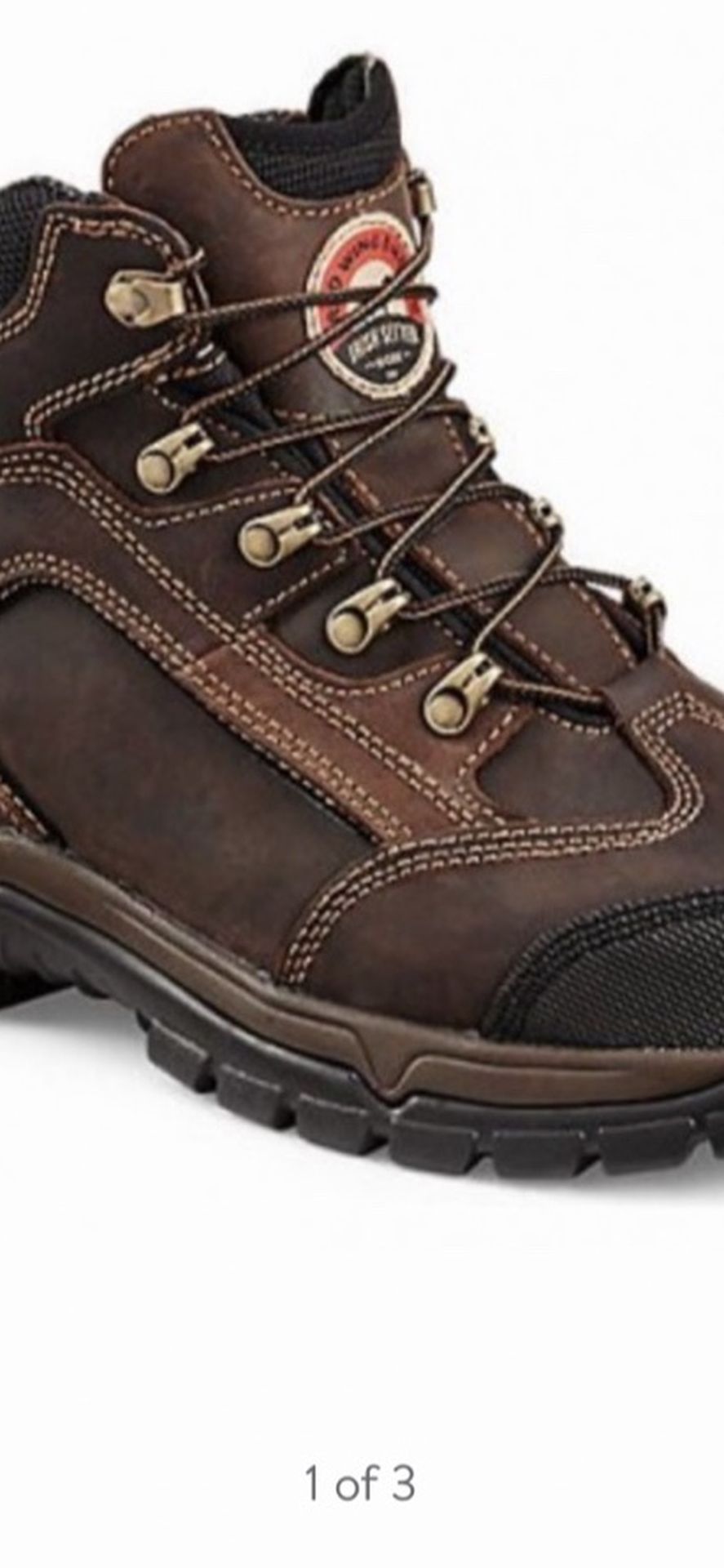 SIZE 9 RED WING WATERPROOF LEATHER SAFETY TOE BOOTS BRAND NEW