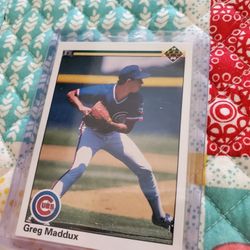 Greg Maddux Chicago Cubs Upper Deck Baseball Cards 