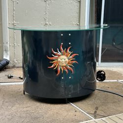 Outdoor Bar with Sun Design