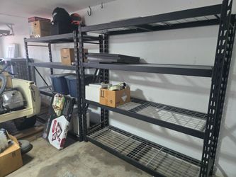 77" x 78" x 24" Wire Shelves