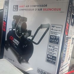 Campbell Hausfeld  Super Quiet Air compressor 8Gal