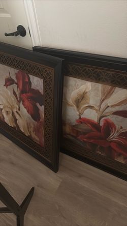 Floral Wall Art Prints Set of 2