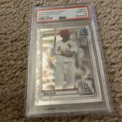 PSA 2020 Bowman Draft Jordan Walker Baseball Card 