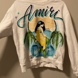 Amiri Men's Airbrushed Mermaid Sweatshirt designer