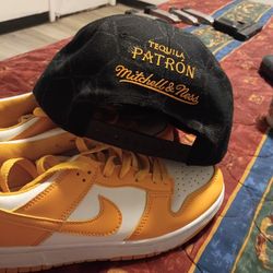 Yellow Dunks And Mitchel And Ness Snap