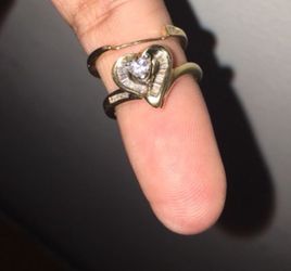 14k yellow gold ring size 6 engagement or wedding ring