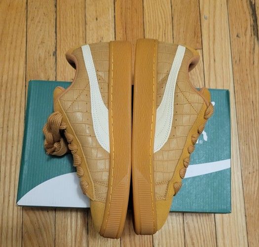 Puma Suede XL Elevated Wns Caramel Latte-Gum US 9