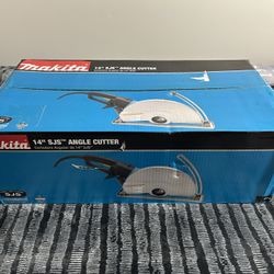 Brand New Makita 15 Amp 14 in. Corded SJS Electric Angle Cutter with AC/DC Switch Model 4114