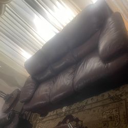 Five-Seater Leather Costco Couch