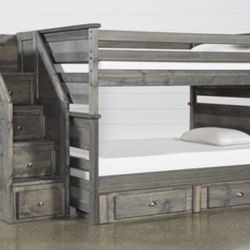 Full Size Bunk Bed With Storage 