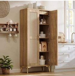 Tall Bathroom Storage Cabinet 57"