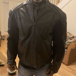 Padded Leather Jacket 