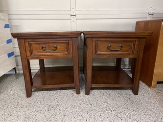 Solid wood Nightstands or bedside tables / Big size