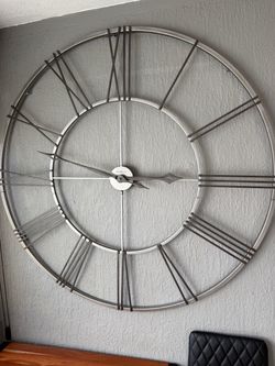Howard Miller Large Metal Wall Clock