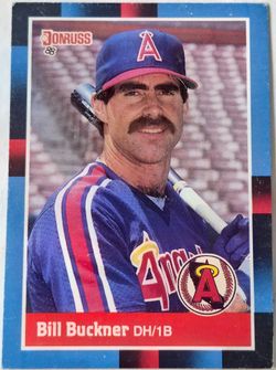 1988 Donruss Bill Buckner Angels Baseball Card # 456 Unc