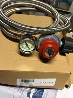 GASPRO Propane Regulator with Braided Hose