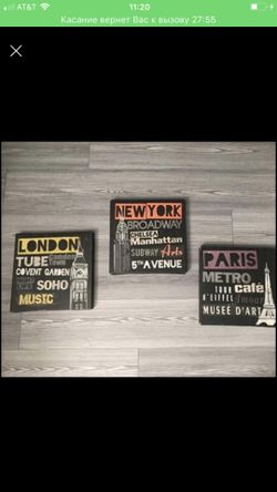 three posters all for $ 15