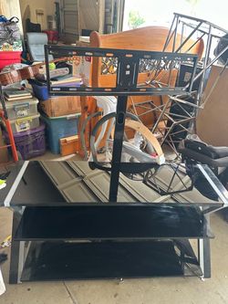 50 inch glass table tv stand