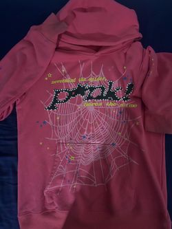Sp5der Pink Hoodie Nevermind the Spider