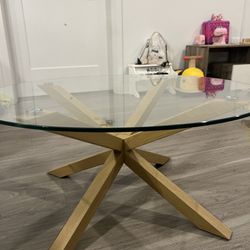 Glass Modern Coffee Table 