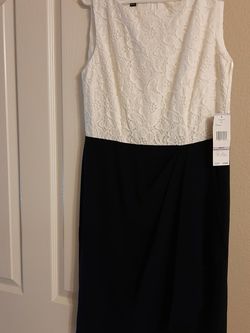 Navy And White Work Dress, Never Worn...