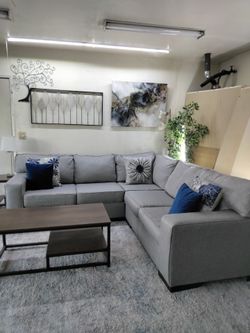 Gray Sectional Couch Free Delivery 🛋️