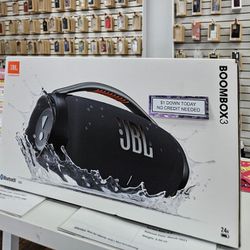 JBL Boombox 3 Bluetooth Speaker New -PAY $1 To Take It Home - Pay the rest later -