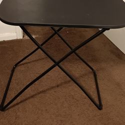 Black Folding Table 