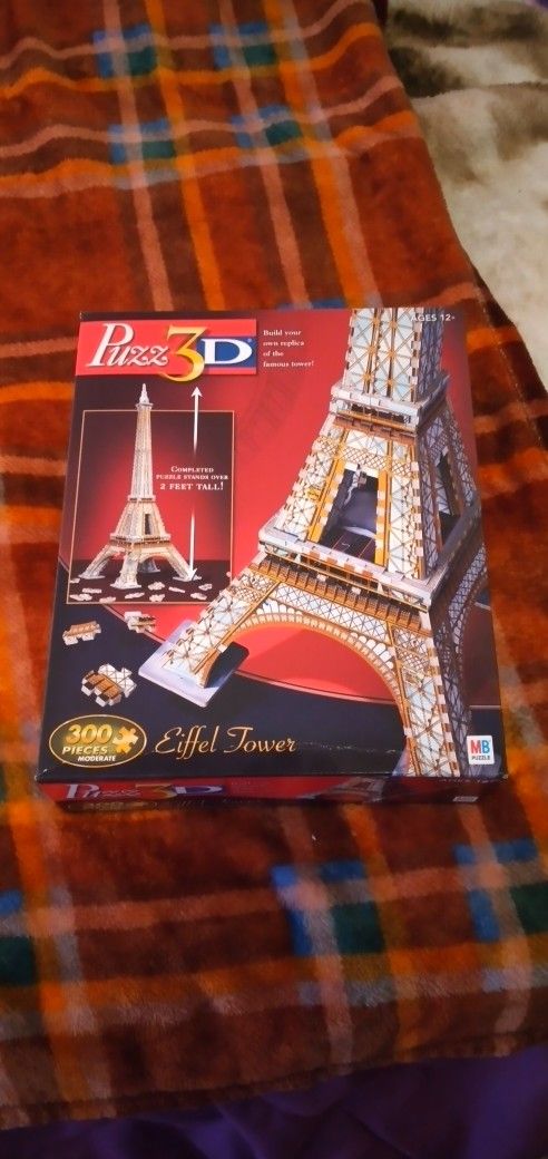 3d Foam Eiffel Tower