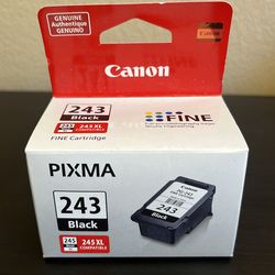 NEW - Canon ink printer cartridge 243, black. Compatible with 245 XL. Find cartridge.