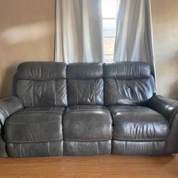 Leather Sofa Couch Recliner Living Spaces 