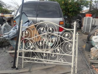 Twin bed frame.