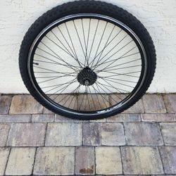 Clean 29 Inch Wheel With Tire And Tube 