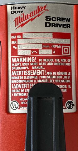 Milwaukee Heavy-Duty Drywall Screwdriver 6742-20 – NEW, No Box