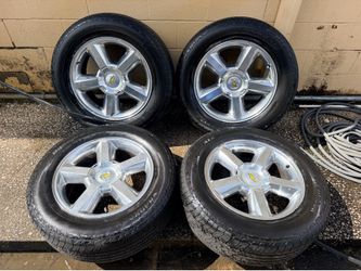 20’ Silverado Tahoe Suburban Rst Wheels Tires 6 Lug